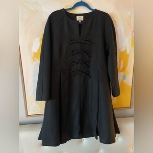 XL Tuckernuck Black Blair Bow Dress